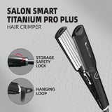 Hector Professional Titanium Pro Plus Hair Crimper – 240g - 6