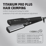 Hector Professional Titanium Pro Plus Hair Crimper – 240g - 7
