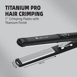 Hector Professional Titanium Pro Hair Crimper – 220g - 3