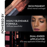 SUGAR Cosmetics Blend The Rules - Eyeshadow Palette 02 Warrior | PowderParaben-Free, Multicolor, Matte Finish - 3