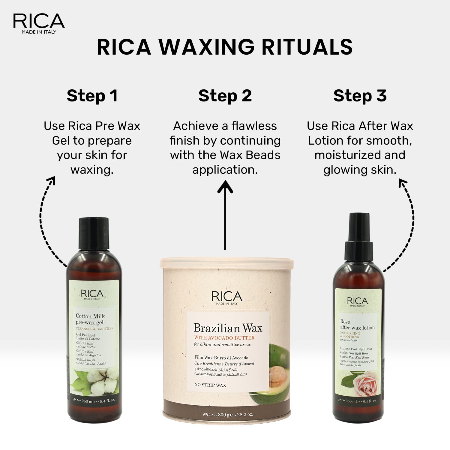 Rica Brazilian Wax, 800 ml - 3