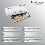 Hector Professionals, Hair Straightener iTouch HT-963B(Gold, White) KIng - 4