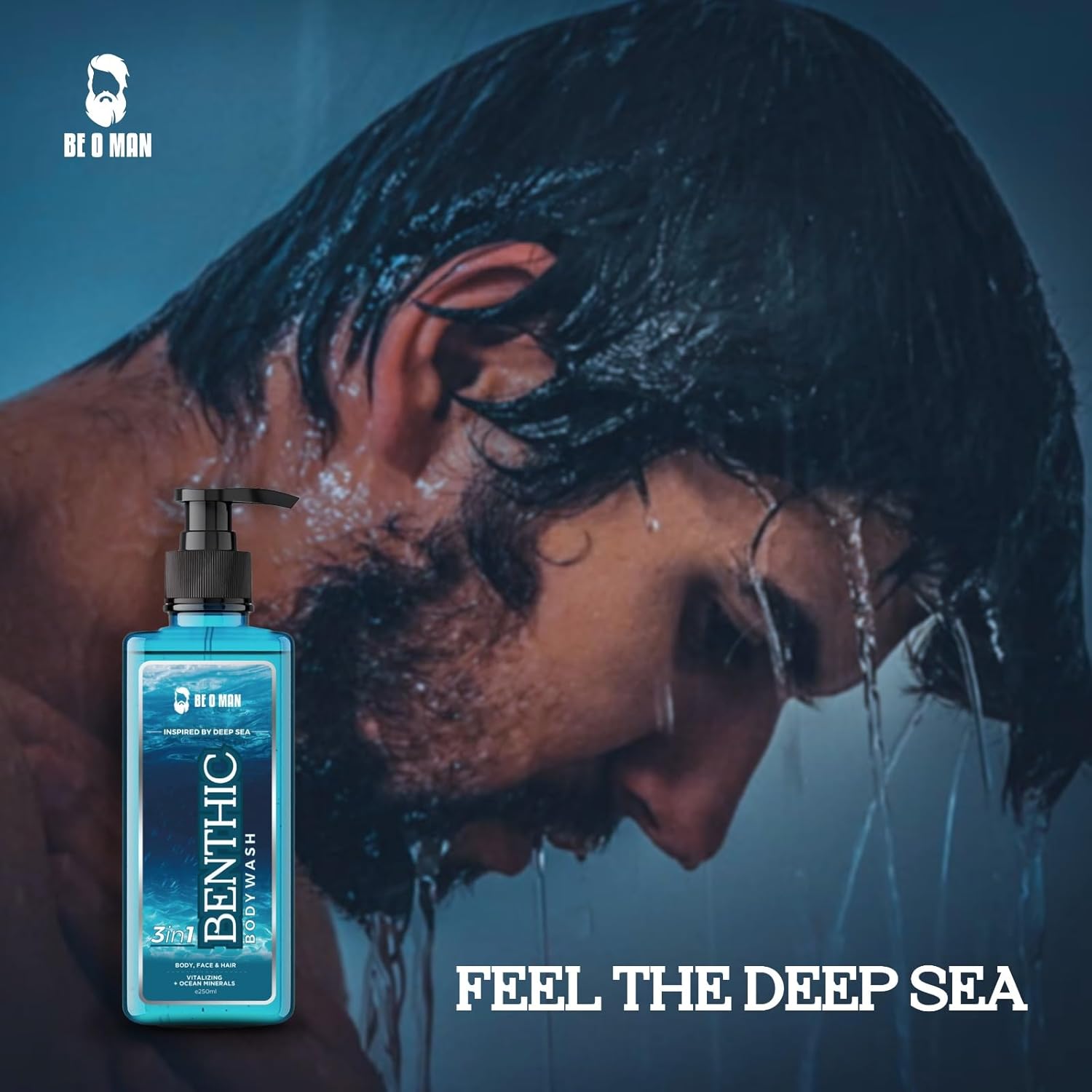 Be O Man Benthic Vitalizing Body Wash – 250ml - 3