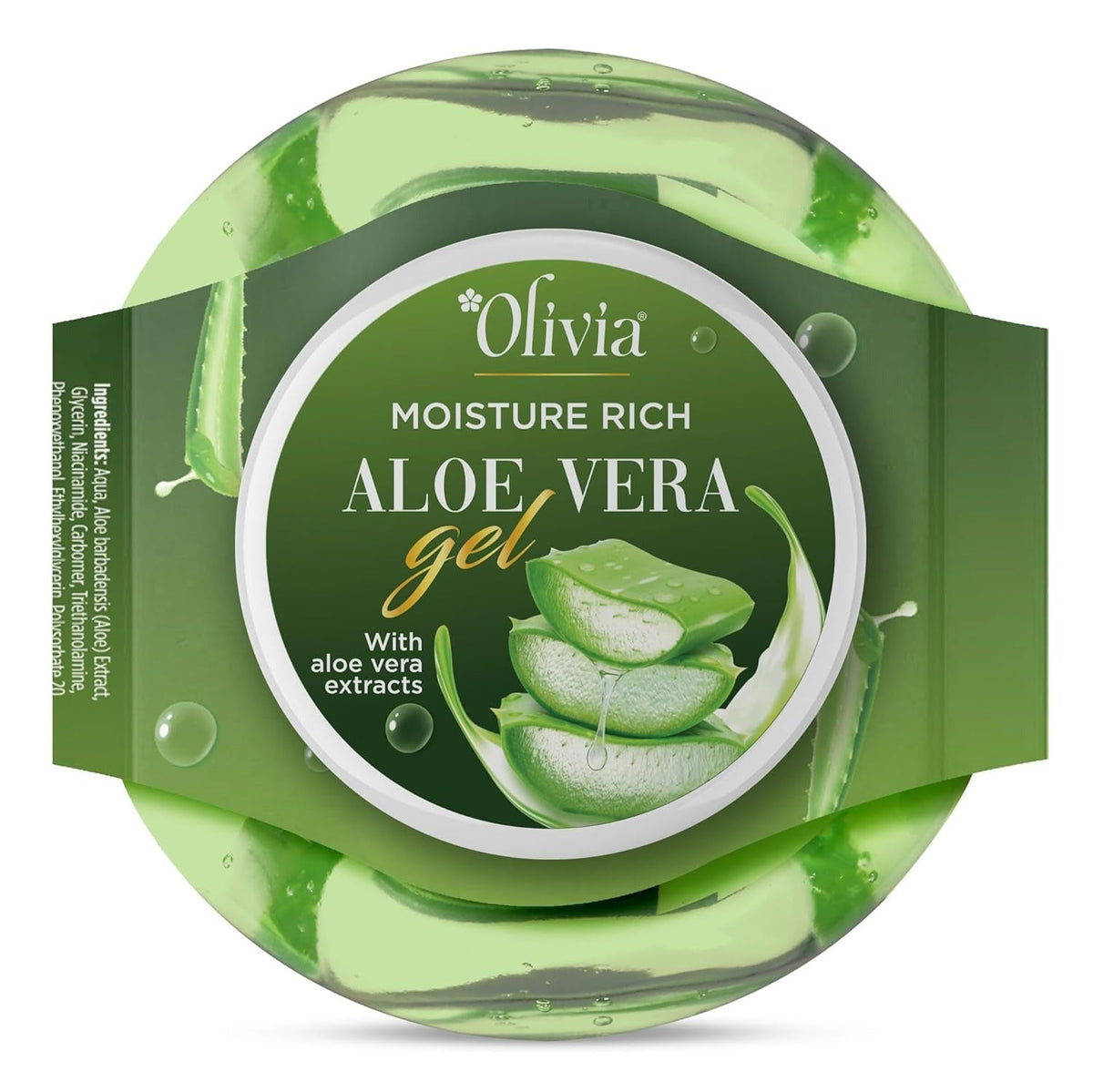 Olivia Moisture Rich Aloe Vera Gel with Aloe Vera Extracts | For Healthy & Smooth Skin | 140g - 2