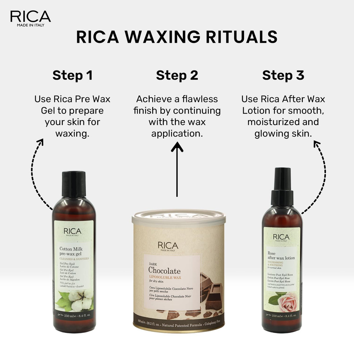 Rica Dark Chocolate Liposoluble Wax 800Ml - 4
