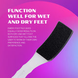 Double-Sided Curved Foot File & Callus Remover for Smooth Feet (Grey) - 2