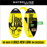 Maybelline New York Colossal Kajal, Intense Colour, Waterproof, Long lasting 24Hrs Stay, Black, 0.35g - 6