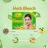 Olivia Professional Herb Bleach for Sensitive Skin | With Haldi, Chandan, Aloe Vera & Nimbu | 270g - 3