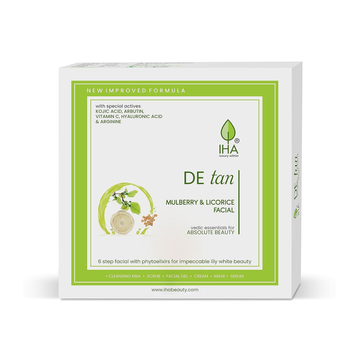 IHA Anti Tan Mulberry & Licorice Big Facial Kit 295g - 1