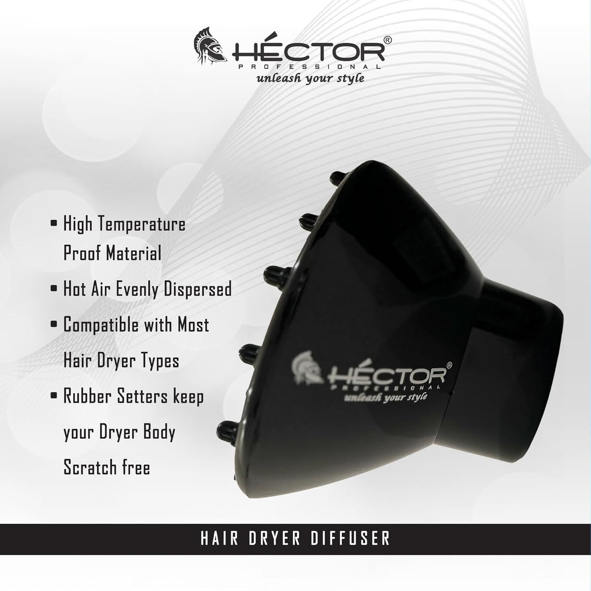 Hector Professional Diffuser for Hair Dryer - 3