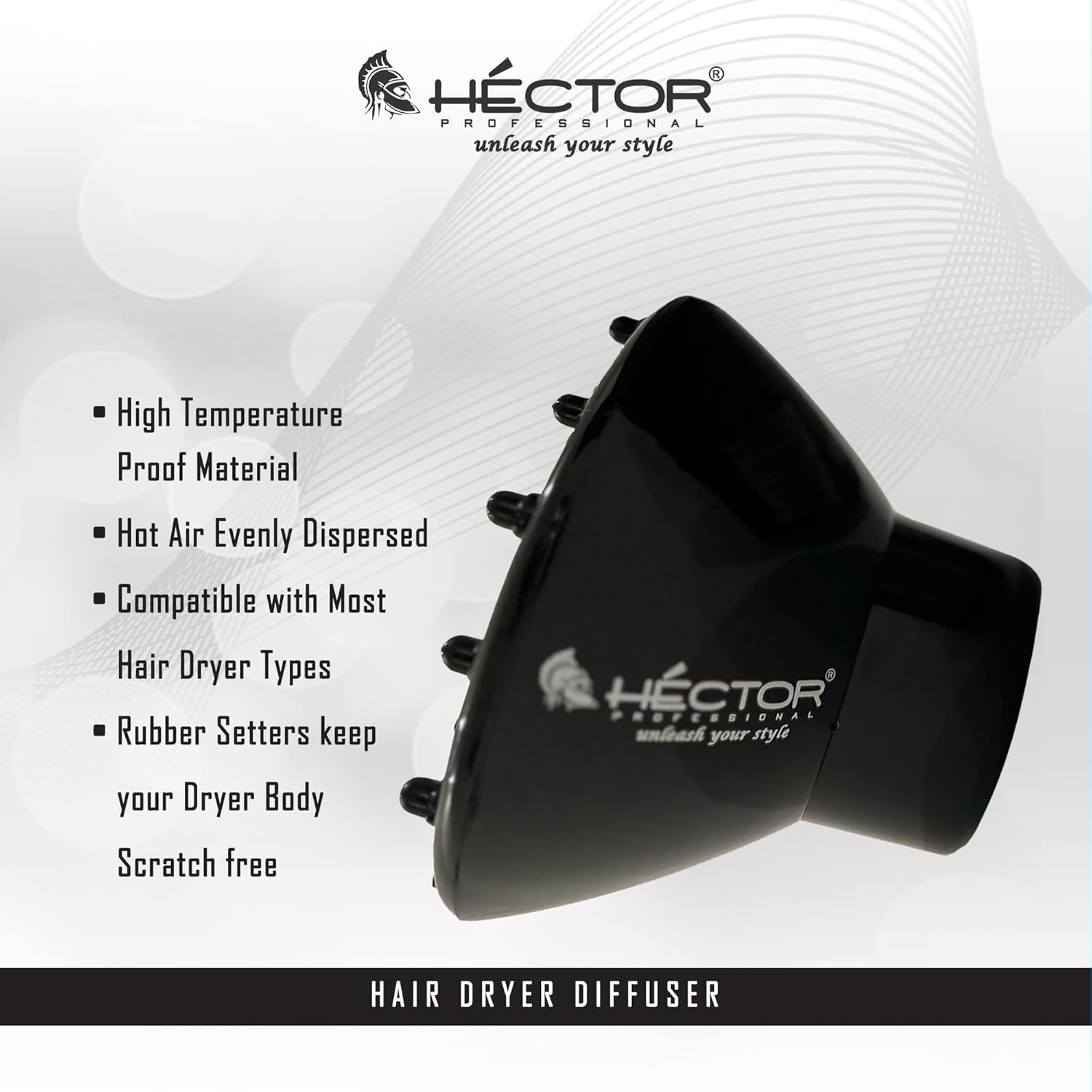 Hector Professional Diffuser for Hair Dryer - 3