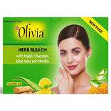 Olivia Professional Herb Bleach for Sensitive Skin | With Haldi, Chandan, Aloe Vera & Nimbu | 270g - 1