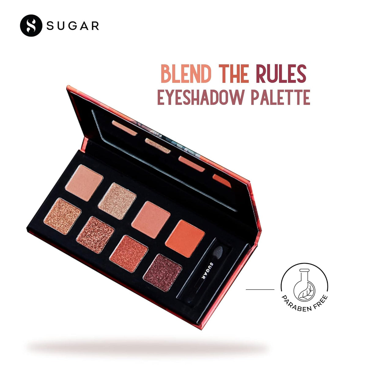 SUGAR Cosmetics Blend The Rules - Eyeshadow Palette 01 Flawless | PowderParaben-Free, Multicolor, Matte Finish - 2