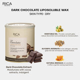 Rica Dark Chocolate Liposoluble Wax 800Ml - 3