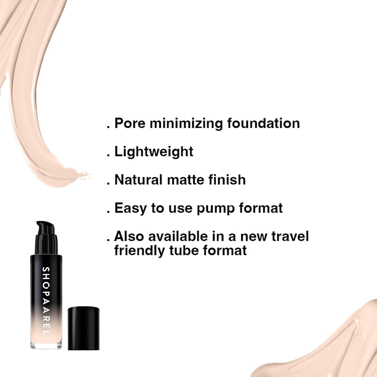 SHOPAAREL Liquid Foundation Full Coverage, Hyderdating Matte Finish Foundation for face make up, Water-Resistant, All Day Coverage30ml (1,3,4,5,6,) - 5