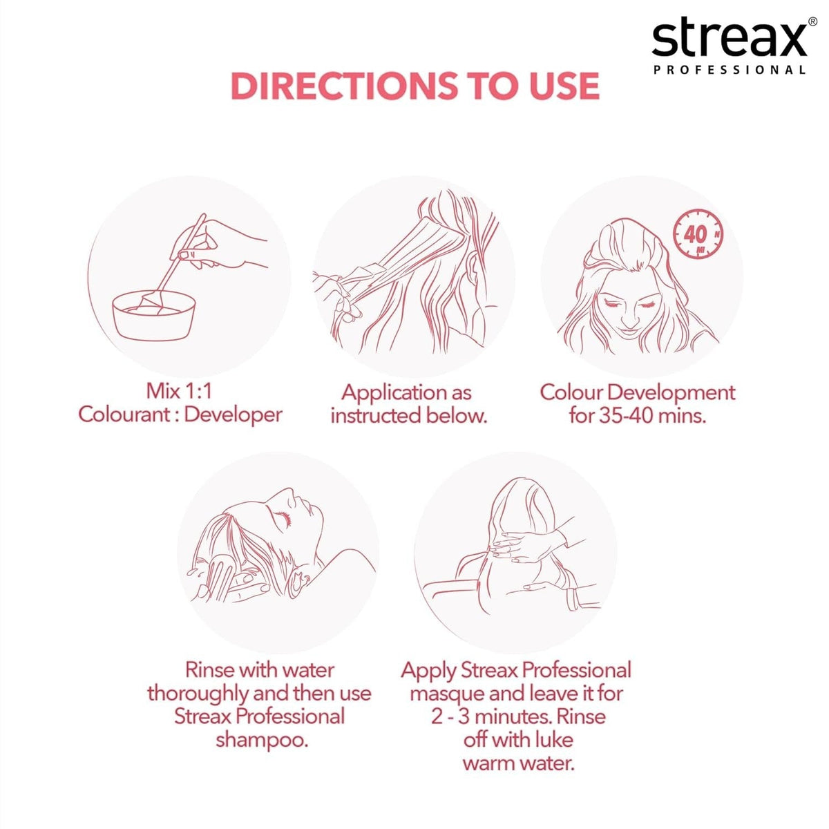 Streax Professional Argan Secrets Permanent Hair Colourant Cream - Brown 4 (Enriched with Argan Oil) 60 gm - 3