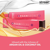 Streax Professional Argan Secret Hair Colourant Cream Golden Brown 4.3 (60 g) - 5