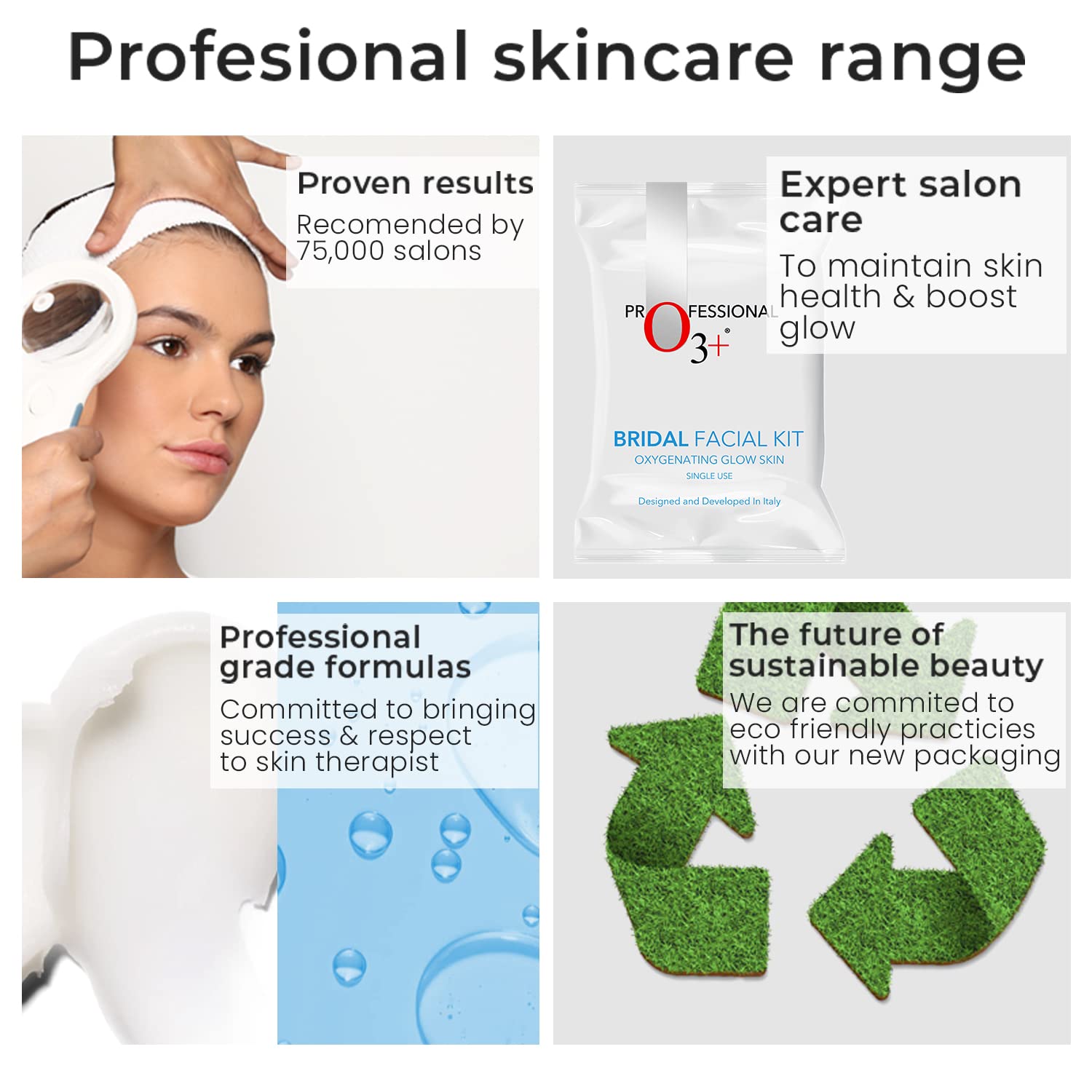O3+ Bridal Facial Kit Oxygenating Glow Skin 81gm - 3