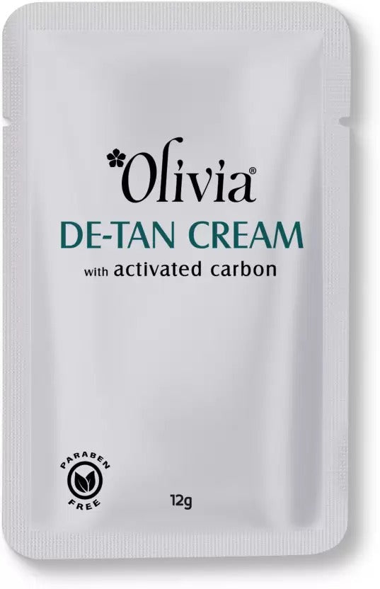 Olivia De-Tan Cream with Activated Carbon | Exfoliates & Deep Cleanses Skin (72g) - 3