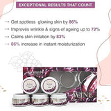 Aaryanveda Wine Facial Kit 5 Step for Glowing Skin 210g - 7