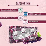 Aaryanveda Wine Facial Kit 5 Step for Glowing Skin 210g - 5
