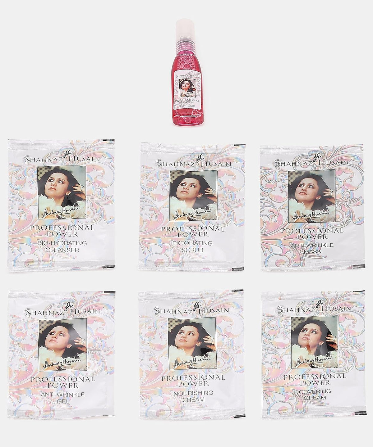 Shahnaz Husain Professional Power Anti-Ageing Treatment | 7 Step Facial Kit | (48g+15ml) - 2