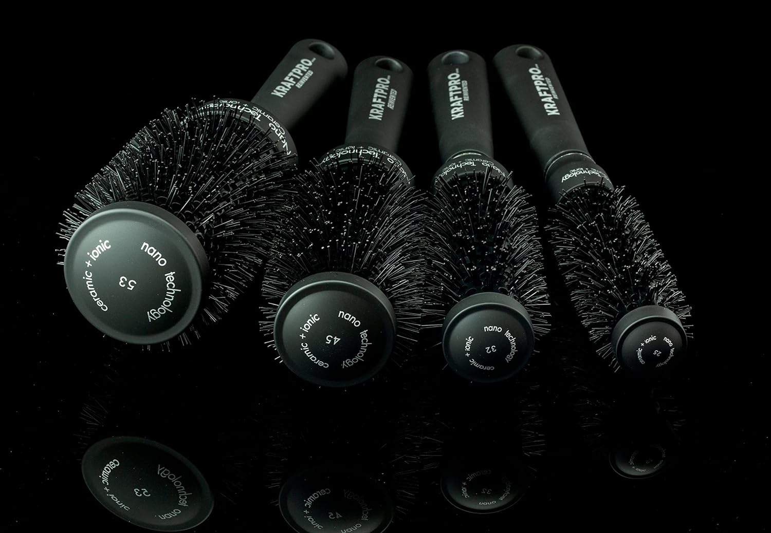 KRAFTPRO 45MM Ceramic Hair Brush (Ceramic + Ionic) Round Hair Brush - 5
