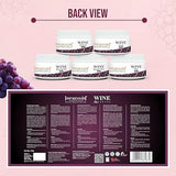 Aaryanveda Wine Facial Kit 5 Step for Glowing Skin 210g - 6