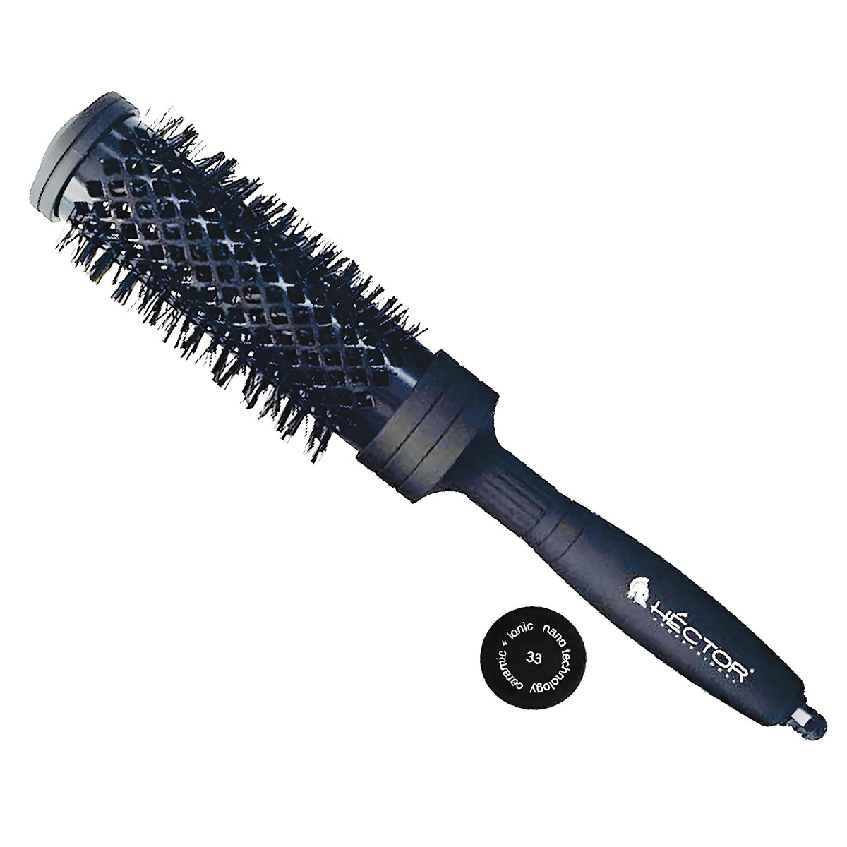 Hector Round Brush PRO M-33mm | Professional Hair Styling Brush for Volume & Curls - 1