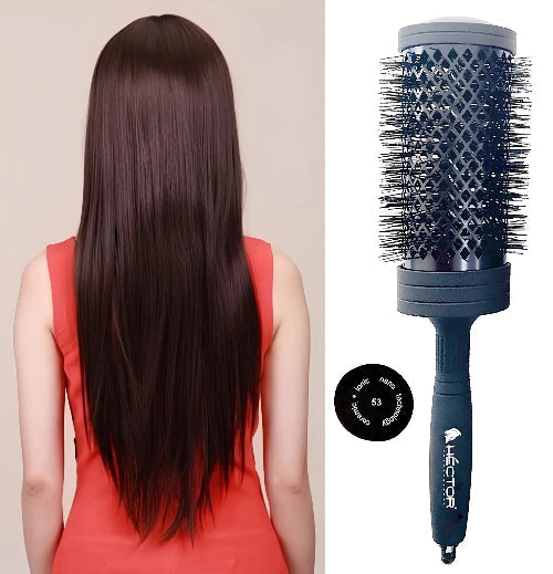 Hector Round Brush PRO XL-53mm | Professional Hair Styling Brush for Volume & Smoothness - 3
