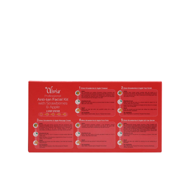 Olivia Professional Anti-tan Facial Strawberries And Apple 400gm - 3