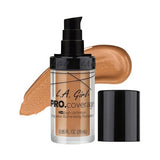 L.A. Girl PRO Coverage HD Foundation (Soft Honey, Beige, Nude Beige, Natural, Porcelain, Fair) - 1