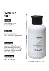 Minimalist Aquaporin Booster 5% Cleanser - 3