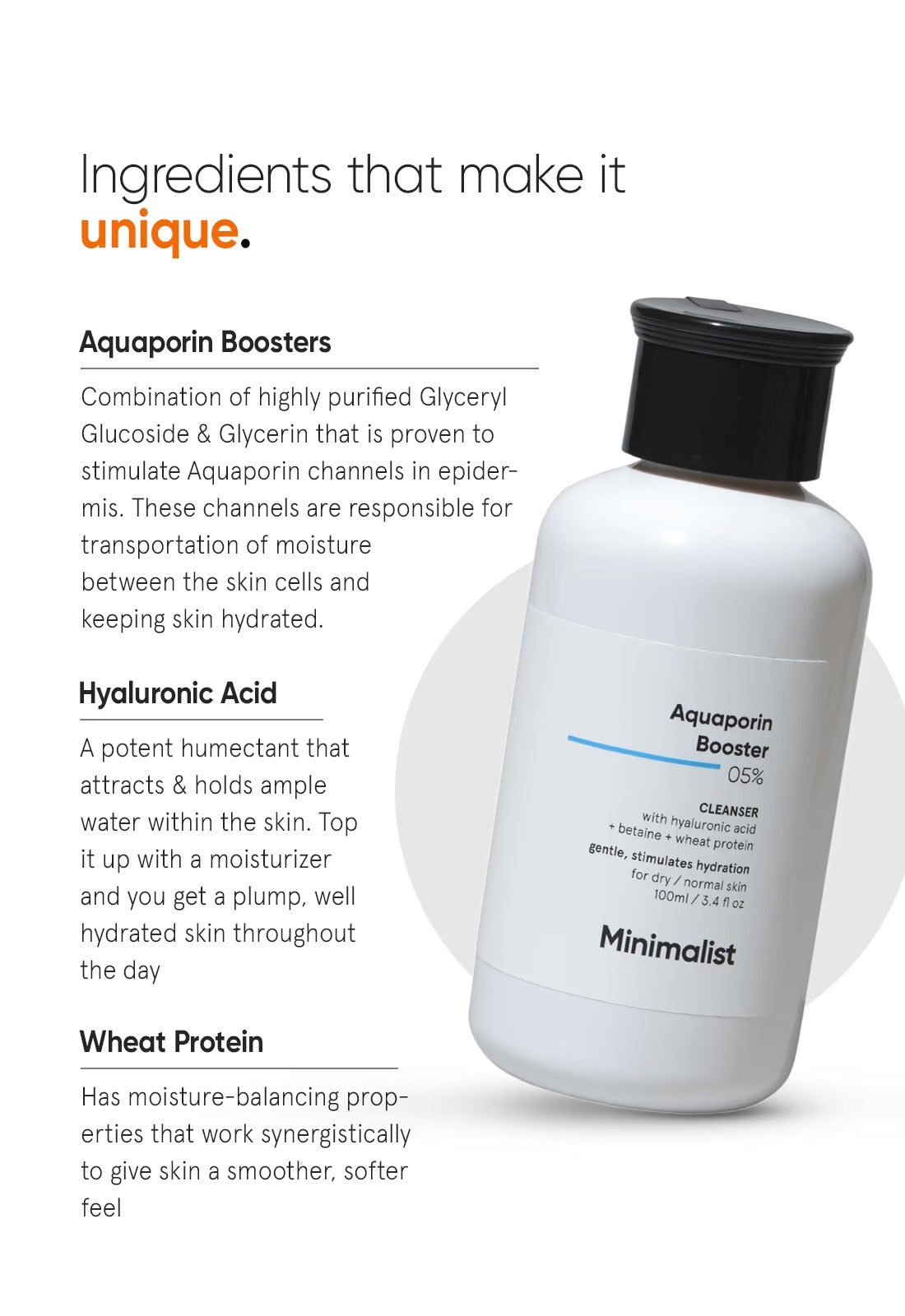 Minimalist Aquaporin Booster 5% Cleanser - 4