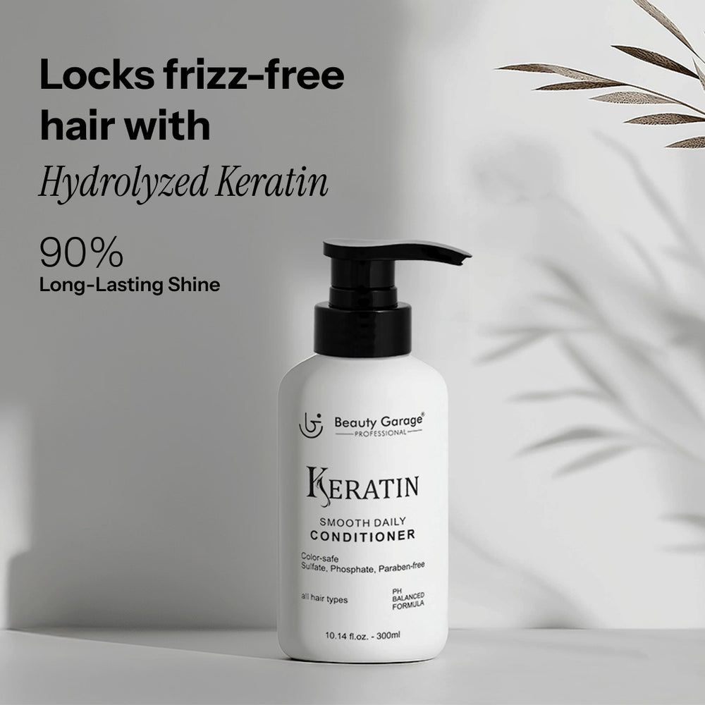 Beauty Garage Keratin Smooth Daily Conditioner – 300ml - 4