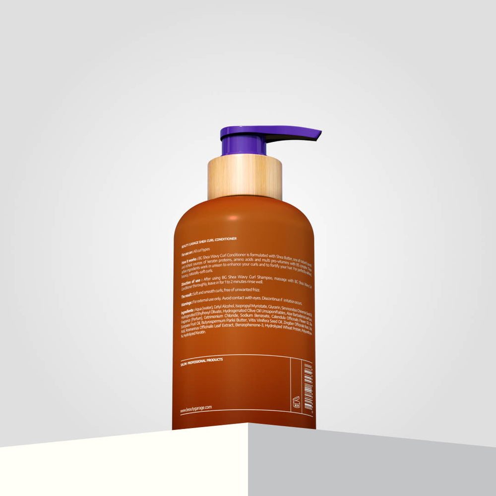 Beauty Garage Shea Retention Wavy Curl Conditioner – 300ml - 3
