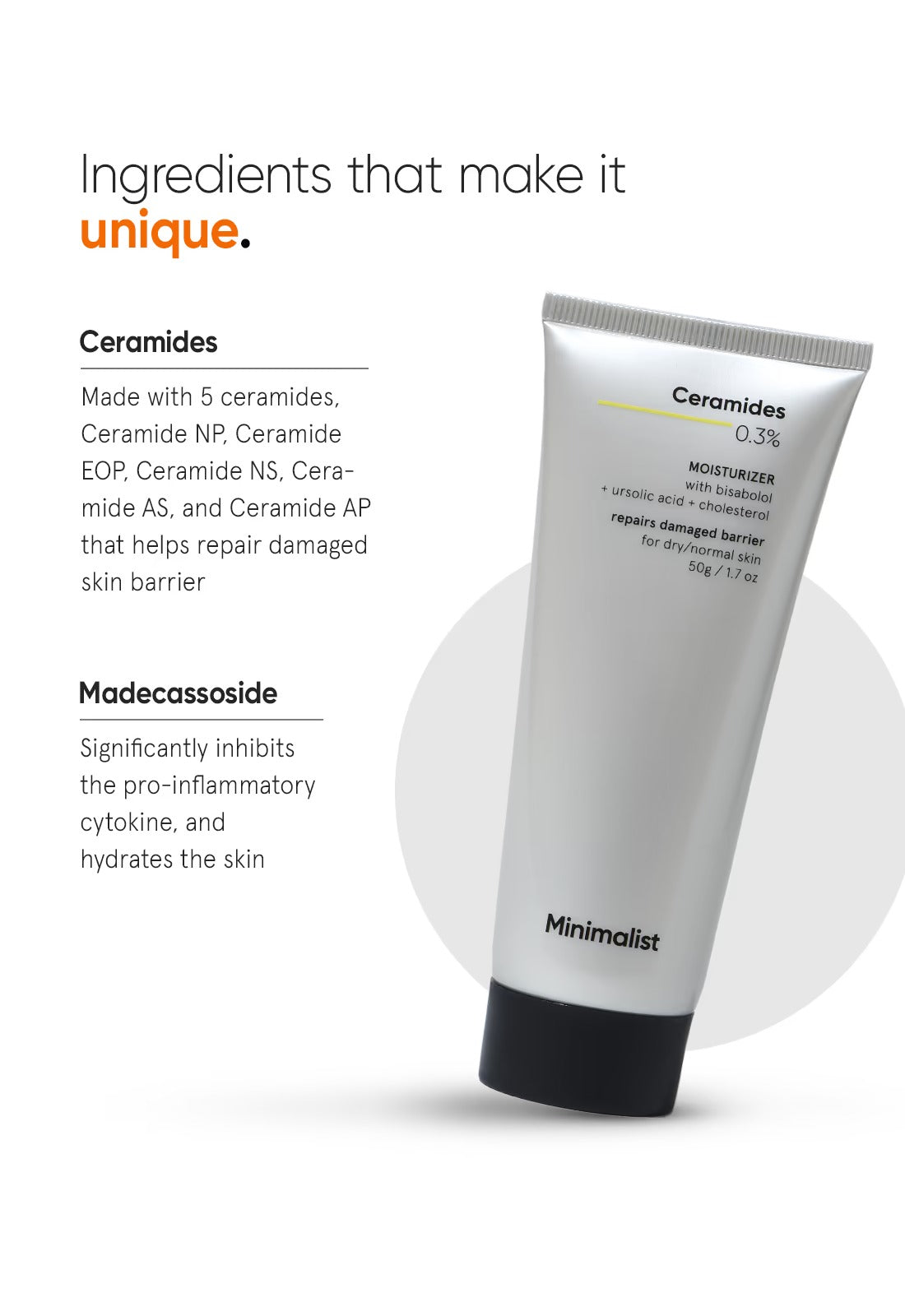 Minimalist Ceramides 0.3% + Madecassoside Moisturizer - 4