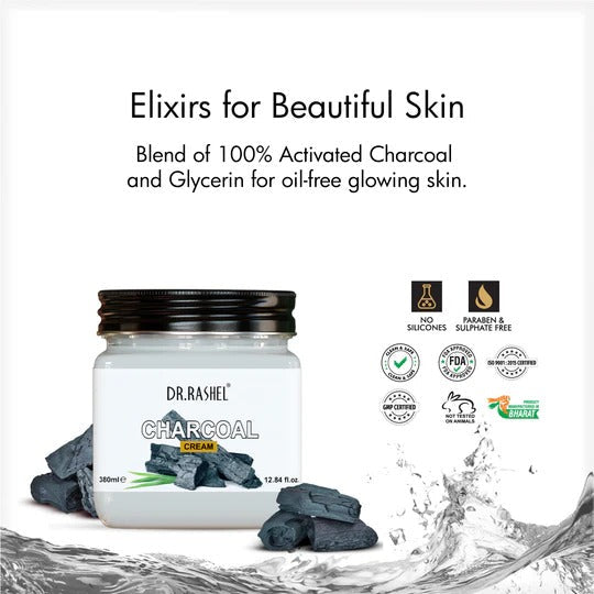 DR.RASHEL Charcoal Cream - 380 Ml - 4