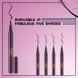 Dazller Eterna Precise Pen Eyeliner (Blue),(Black) - 7