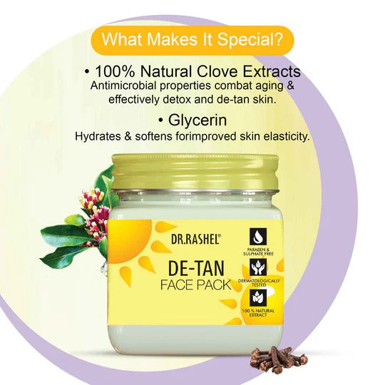 DR.RASHEL De-Tan Face Pack - 380ml - 5