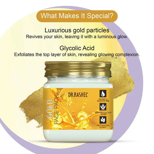 DR.RASHEL Gold Face Pack - 380ml - 5
