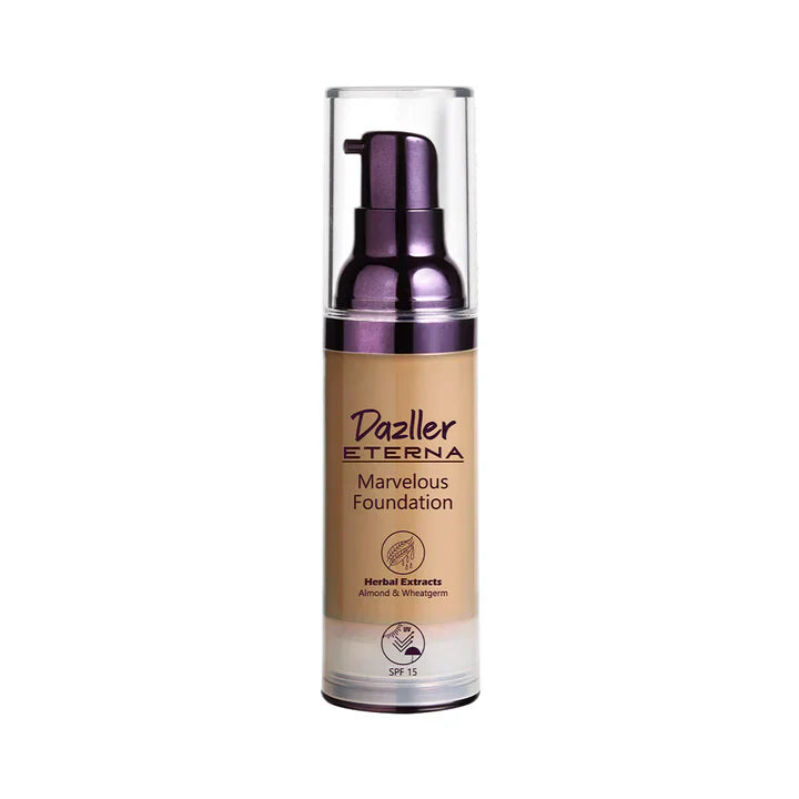 Dazzler Eterna Marvelous Foundation In Range of  (MarbleMF),(BruleeMF),(CreamMF),(CoffeeMF),(NaturalMF),(BiscottiMF) - 6