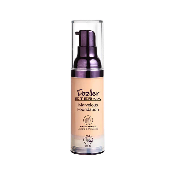 Dazzler Eterna Marvelous Foundation In Range of  (MarbleMF),(BruleeMF),(CreamMF),(CoffeeMF),(NaturalMF),(BiscottiMF) - 7