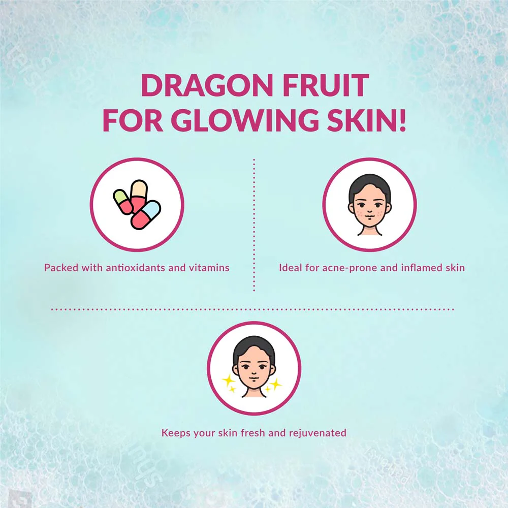Olivia Healthy Glow Face Cleansing Foam with Dragon Fruit - 3