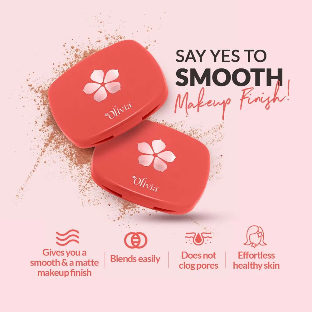 Olivia Skinsync Compact Powder (Creamy Maple, Peach Pie, Caramel Lush) - 4