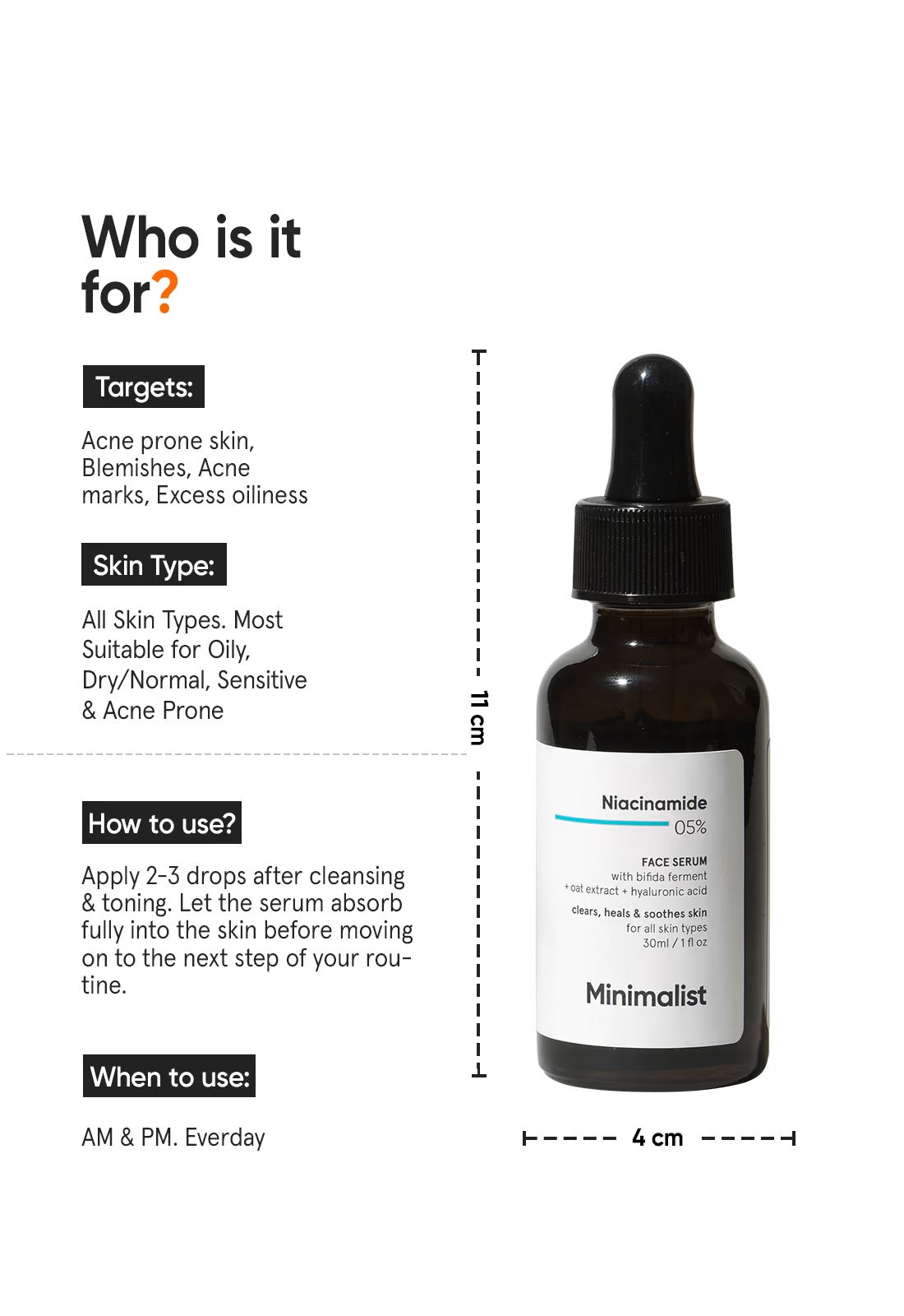 Minimalist Niacinamide 5% Face Serum - 3