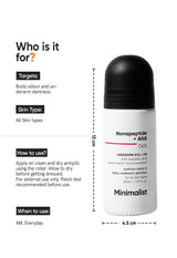 Minimalist Nonapeptide + AHA 6% Underarm Roll-On - 3
