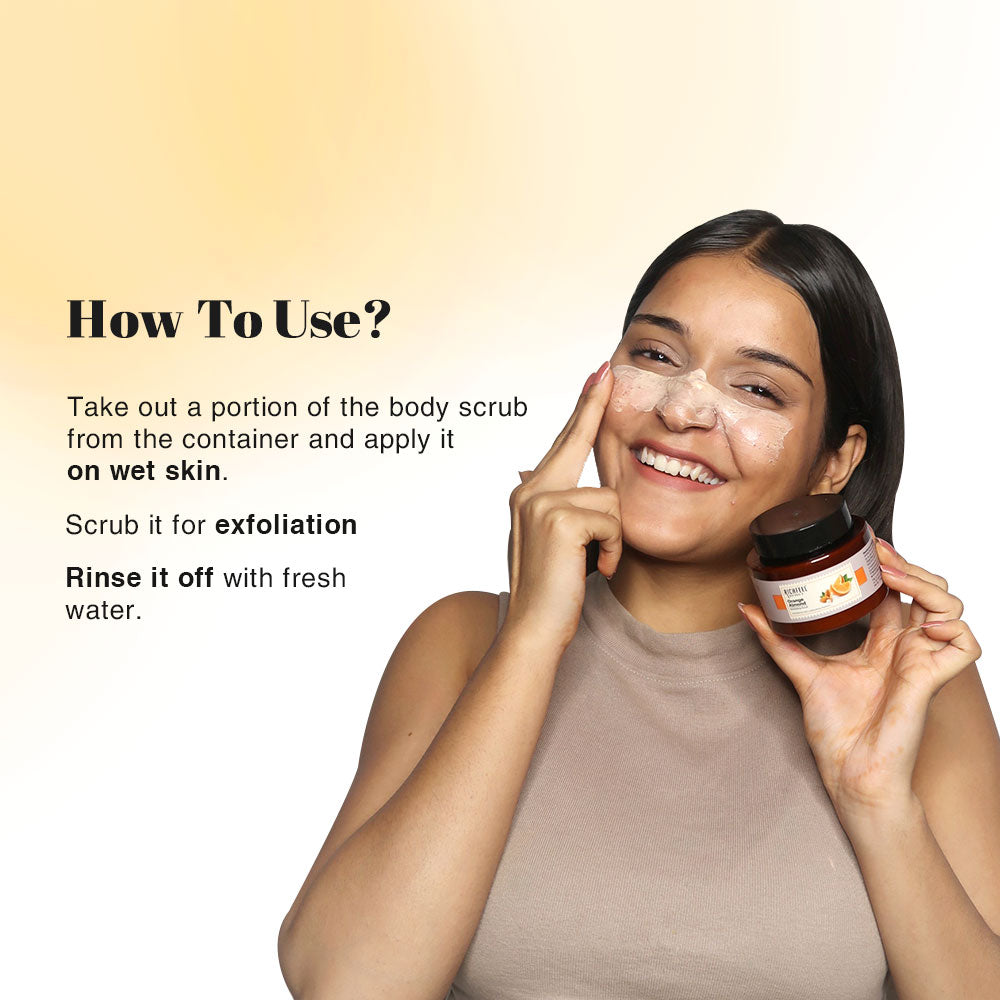 Richfeel Orange Almond Scrub – 500g - 4