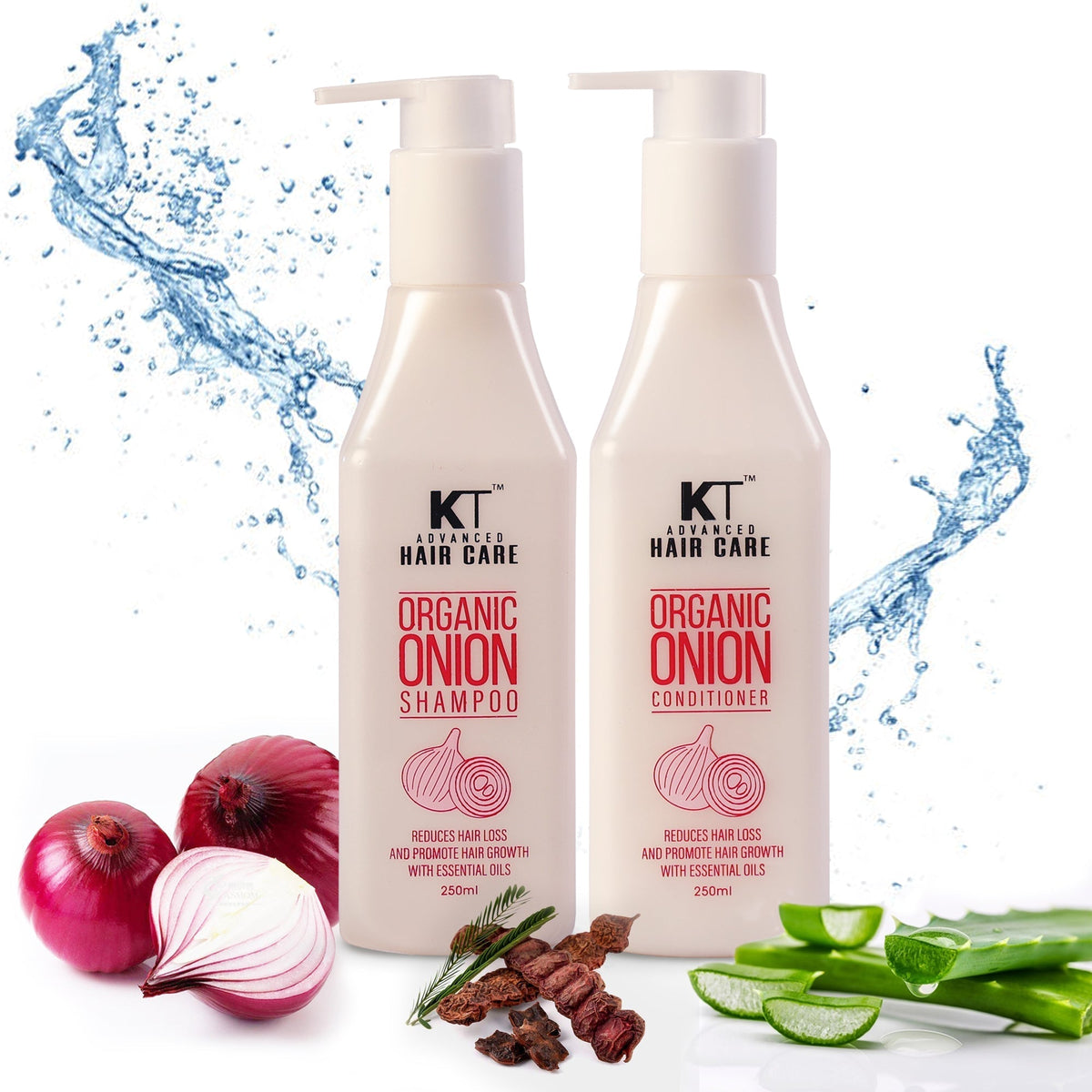KT Professional Advanced Hair Care Organic Onion Conditioner - 250ml | Strengthens Hair, Promotes Growth & Reduces Hair Fall - 4