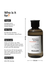 Minimalist Polyhydroxy Acid (PHA) 3% Face Toner - 3